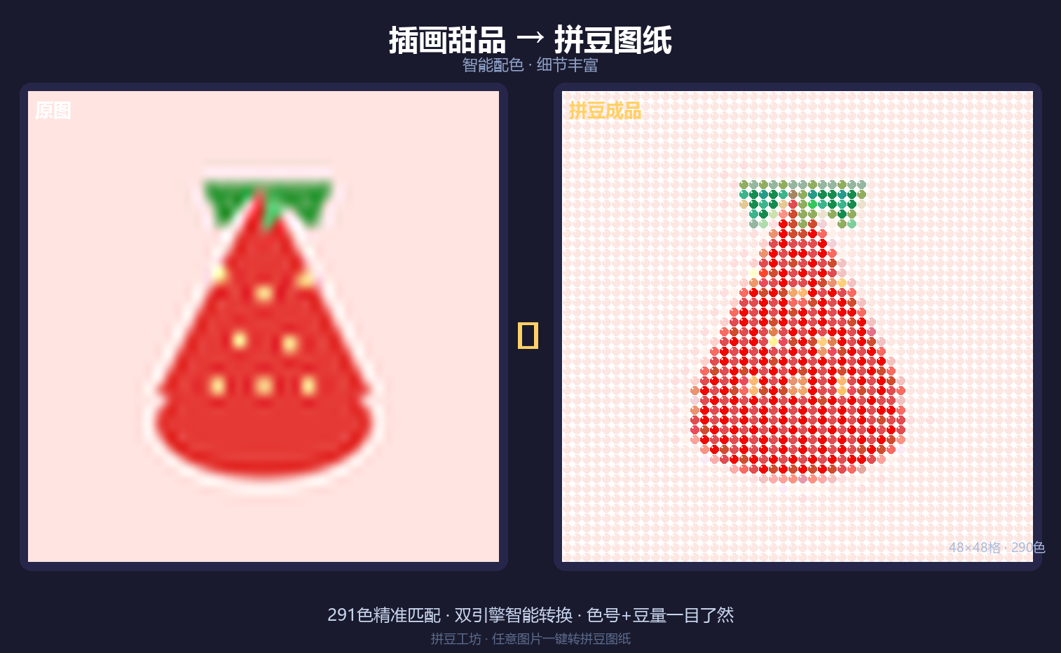 插画图转换对比